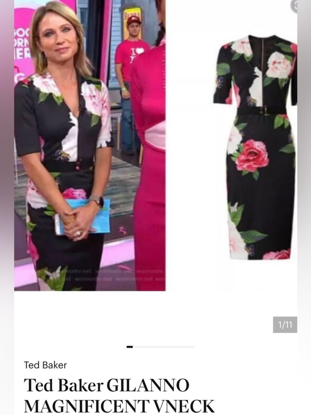 Ted Baker GILANNO
MAGNIFICENT VNECK
BODYCON DRESS